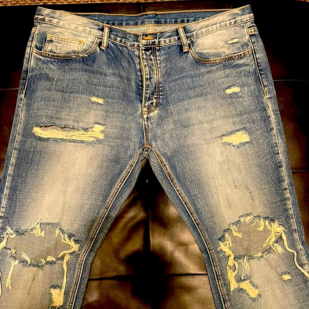 MNML dark blue  mens jeans